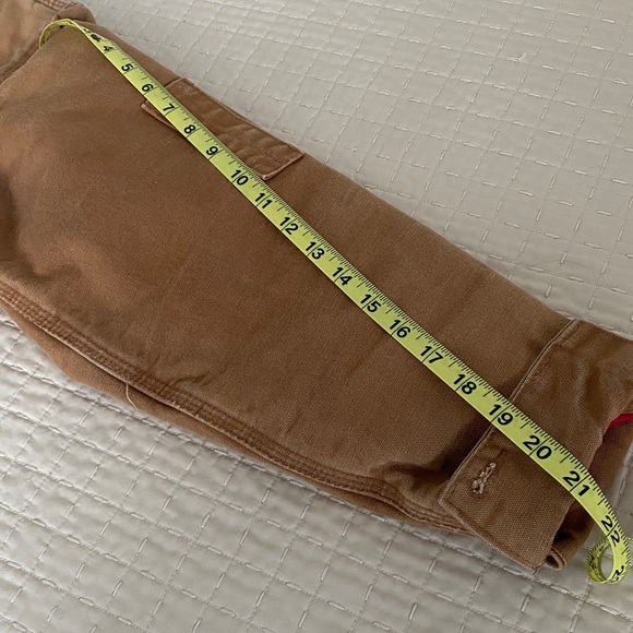 Vintage Carhartt Tan Jacket with Brown Collar - Unisex - Picture 11 of 11